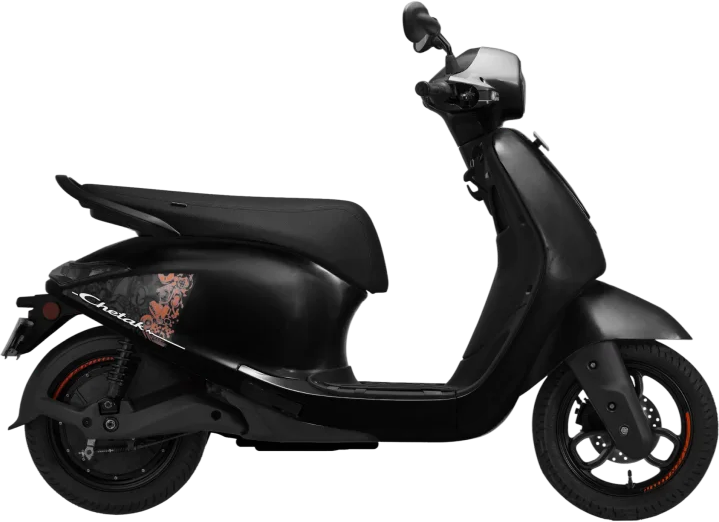 CHETAK C25 Glossy Active Black