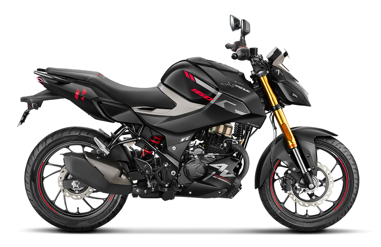 HERO Xtreme 160R 4V Matt Slate Black