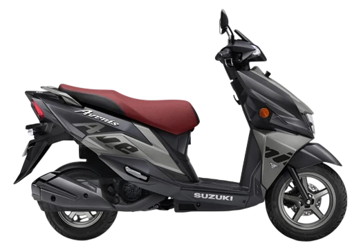 SUZUKI Avenis 125 Metallic Mat Black No. 2 / Matte Titanium Silver