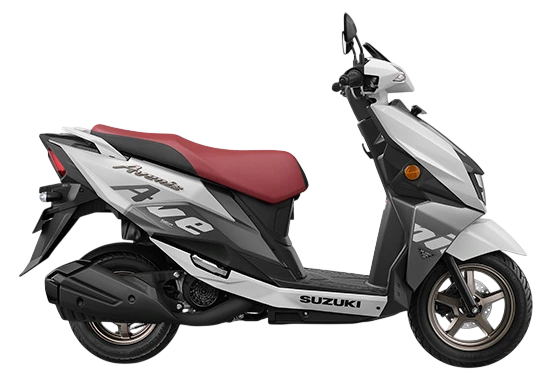 SUZUKI Avenis 125 Pearl Glacier White / Metallic Oort Gray