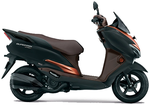 SUZUKI Burgman Street 125 Metallic Matte Black No. 2 / Metallic Matte Luxe Copper