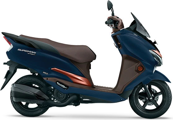 SUZUKI Burgman Street 125 Metallic Matte Stellar Blue / Metallic Matte Luxe Copper